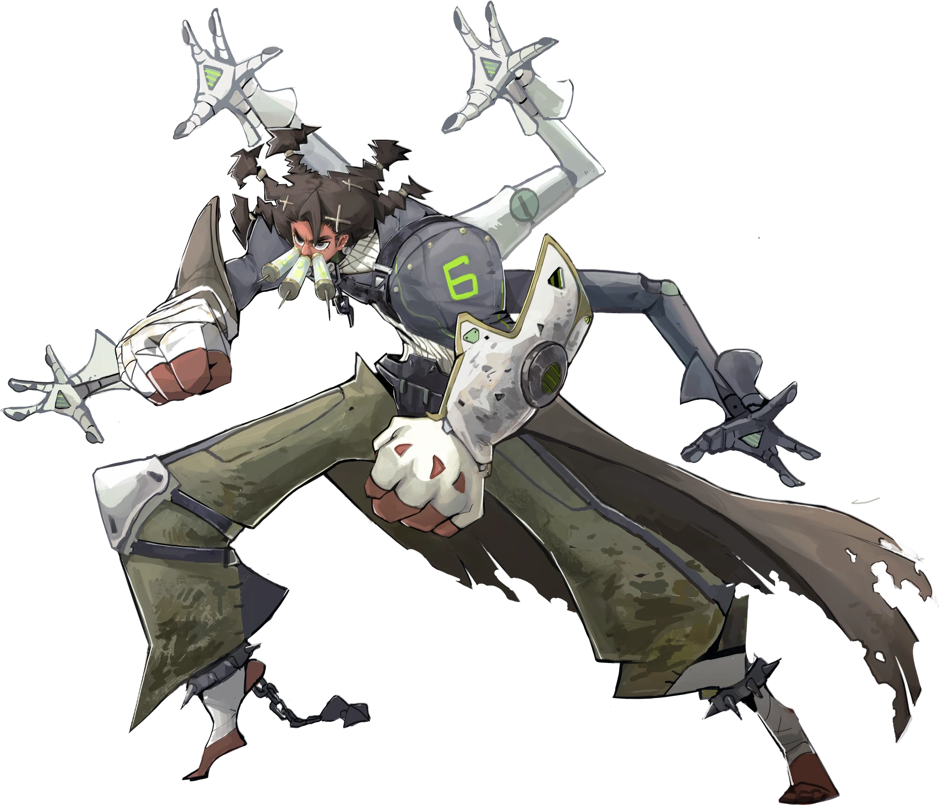 Dual-blade Champion concept art.